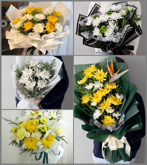 广东深圳市宝安区福永街道和平社区白事花束代送